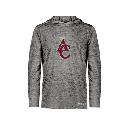 [FOLHCGBK-YS-LOGO1] Decker Youth Charge Hoodie (Youth S, Black, Logo 1)